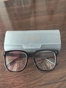 Stylish Black Eyeglasses with Case