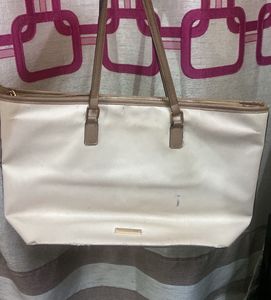Chic Off-White Tote Bag