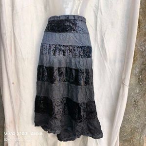 Unique Striped Ethnic Skirt