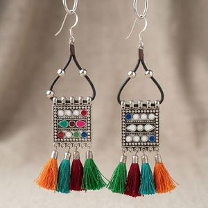 Boho Tassel Dangle Earrings