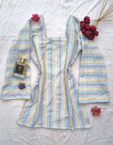 corset back Striped kurti 🎀