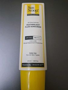 Sun Scoop Featherlight Fluid Sunscreen SPF 50+