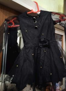 Elegant Black Tulle Gown
