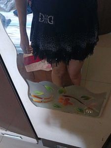 Black Layered Mini Skirt