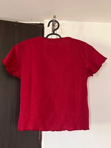 Shein red Top new with tag
