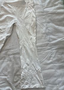 High Waisted Flared Trousers
