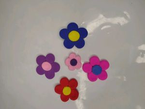 Colorful clay Flower