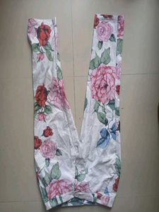 y2k Floral Print  Pants