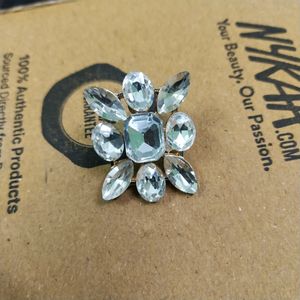 white stone earings