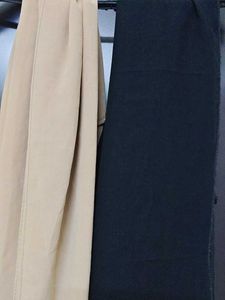 Combo dupatta black and Nude being colour