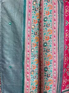 Embellished Silk Fabric