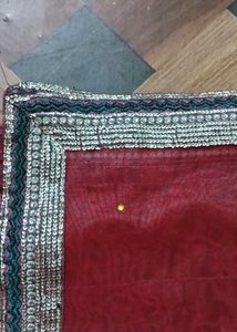 Elegant Sequined Maroon dupatta