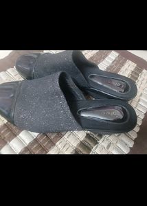 Elegant Black Mules