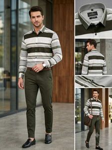 Men's Premium luxurious Striped Casual Shirt
