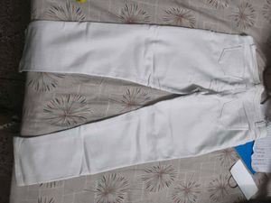 Classic White  Jeans in 34 Waist