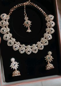 sparkle diamond jewellery set