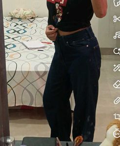 Dark Blue Denim Jeans