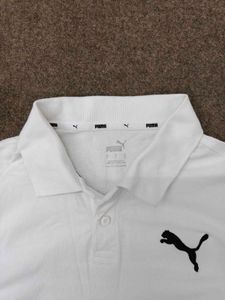 Puma White Polo Shirt