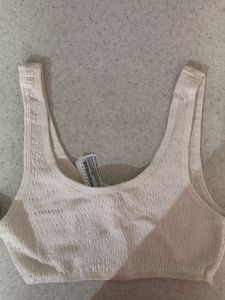 Smocked Crop Top