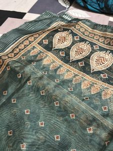 Party wear Silk kurta with dupatta