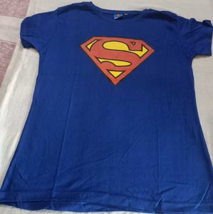 Superman Logo Blue T-Shirt