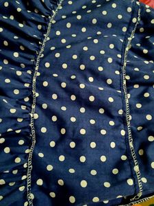 SIMPLE ELEGANT SLEEVELESS FROCK (6-8 Years)