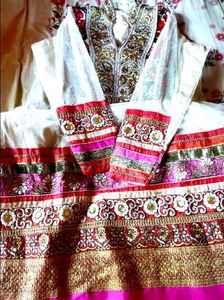 Elegant Embroidered Anarkali Dress