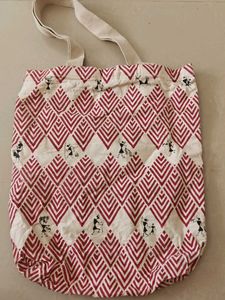 Tote Bag with Tribal Art Print