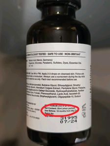 Minimalist Face Serum Bottle