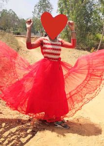 Stunning Red Ethnic Gown