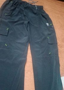 Black Cargo Joggers