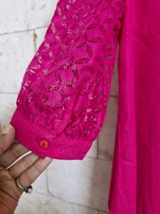 Hot Pink High Low Top 💗
