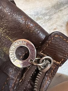 vintage y2K custom leather bag