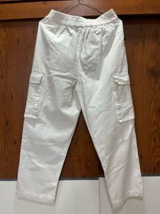 White Cargo Pants