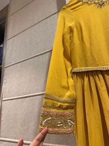 Elegant Yellow Long Gown