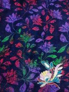 Floral Print Saree