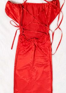 Women’s Sexy Red Evening Dress