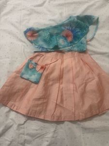 Cute Girls Skirt and Top Set