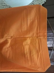 Orange Flare Pants