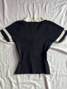 Black Fitted Top
