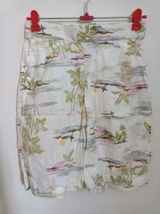 Casual Tropical Print Shirt