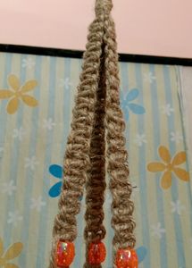Hand Made By Me Pot Holder .(without Pot And Flowers)