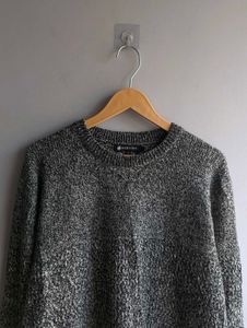 Men's Grey Knit Sweater
