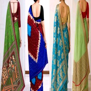 4 Set Sarees For Women