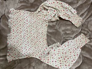 Floral Smocked Top
