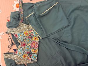 Embroidered Plazzo Set