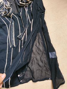 Chic Striped Black Tunic from England