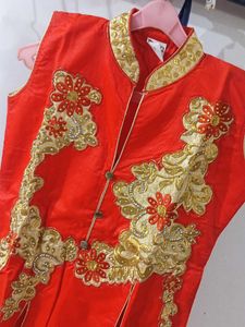 Festive Red Girls Clothing