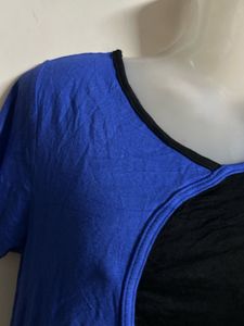 Color Block V-Neck T-Shirt