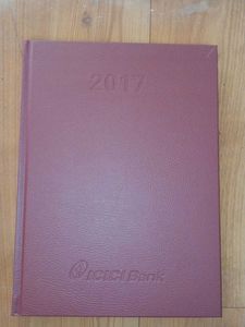 Combo ICICI Bank 2016 and 2018 Diary